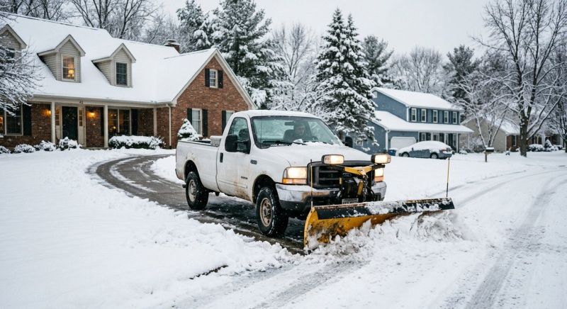 Driveway Snow Plowing in Long Island, NY