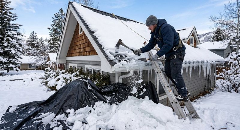 Ice Dam Repair in Bellevue, WA