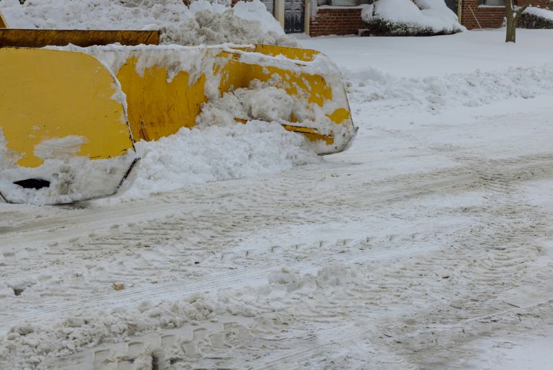 Road Snow Plowing in New York, NY